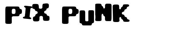 Pix Punk font preview